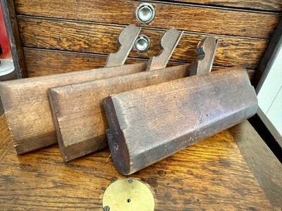 Antique Ohio Tool Co No 72 Round Moulding Plane Set Woodworking Sizes 5 7 9