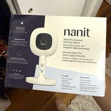 Nanit Pro Smart Baby Monitor Camera w/ Flex Stand Wi-Fi IR 2-Way Audio N322NW