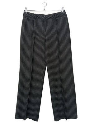 BIBA Bundfaltenhose Damen Hose Gr. DE 42 schwarz Casual-Look