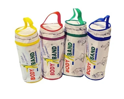 DITTMANN INTERNATIONAL GMBH BodyBand im RV-Beutel, verschiedene Farben - Gymnastikband Fitnessbänder