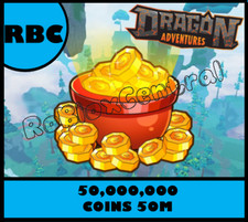 50,000,000 COINS 50M - CHEAP DRAGON ADVENTURES - DA