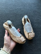 CHRISTIAN DIOR BEIGE/PINK Ballet Flats Luxury RARE Y2K Shoes Vintage Women