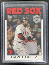 2021 Topps David Ortiz 1986 35th Anniversary Series Two Jersey #86BR-DO