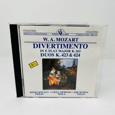 Mozart Divertimento K.563 Duos K.423/424 CD 1988 Classical Hungaroton Kovacs NM