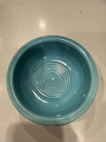 Fiesta Vintage Turquoise 4 1/4 Fruit Dessert Bowl