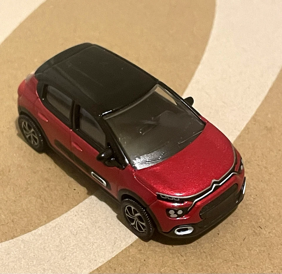 Modellino Norev Citroen C3 3 III Rosso 1/64 1:64 3 inches Nuova Senza Scatola - Immagine 3 di 4
