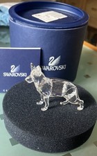 Swarovski German Shepherd /Alsatian Dog. Mint Con. Boxed.