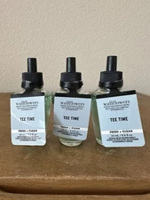 Lot Set of 3 Bath and Body Works TEE TIME Wallflower Home Scent Oil Refill Bulb