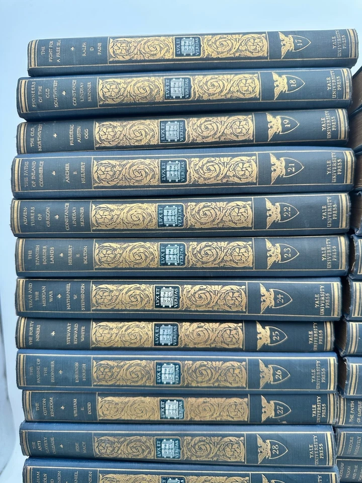 Lot of 39 Chronicles of America Yale University Press 1919 - Vol 17-19; 21-56 Foto 4 de 4
