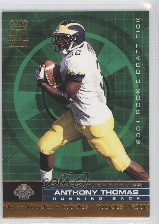 2001 Pacific Crown Royale 21st Century Rookies Anthony Thomas #20 RC 0f8
