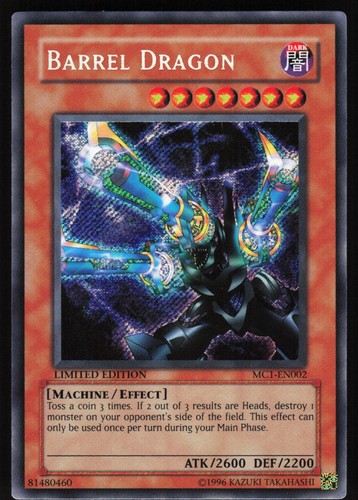 Barrel Dragon MC1-EN002 Master Collection Volume 1 Limited Edition Secret Rare