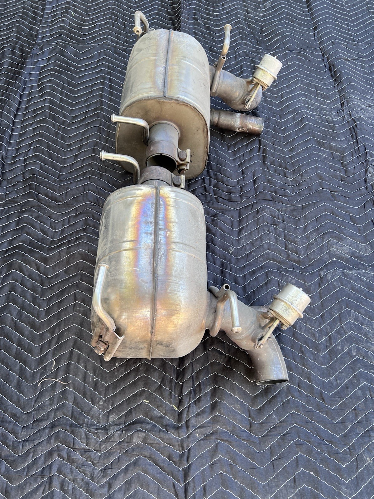 2012 Ferrari 458 Oem Mufflers Valved