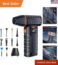 Cordless Compressed Air Duster: 100 Speed Settings with 10-in-1 Cleaning Tools