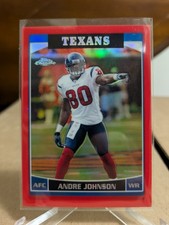 2006 Topps Chrome Andre Johnson #118/259 Red Refractor Parallel #55 TEXANS