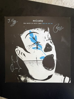 McLusky - The World Is Still Here And So Are We  Signed Insert