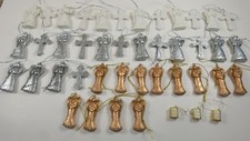 43 Christmas Ornaments Angels and Crosses Decoration for Christmas Tree