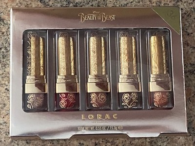 Lorac Disney Beauty And The Beast Lipstick Collection Set - Sealed/New In Box