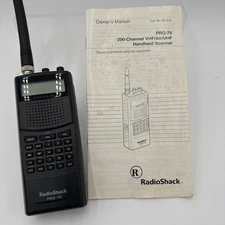 Radio Shack Pro-79 Handheld 200ch Radio Scanner UHF VHF Receiver 20-314 *Tested*