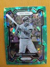 2024 Panini Prizm Baseball Bobby Richardson Green Cracked Ice No. 247 - Yankees
