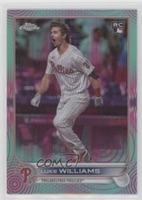 2022 Topps Chrome Sonic Aqua & Pink Pulse Refractor /199 Luke Williams #170 00jz