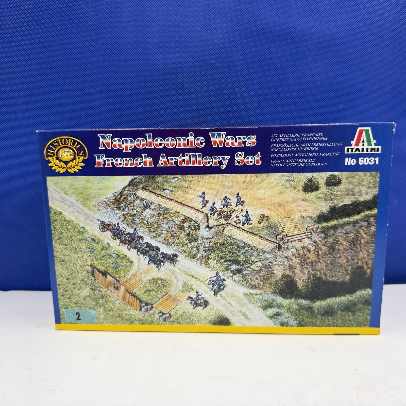 ITALERI FIGURES 1:72 FRENCH ARTILLERY SET 6031 COMPLETE (2)