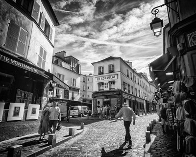Fine Art Photography 5x7, 8x10, 11x14, 16x20 - Montmartre Paris, France Streets