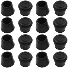 16 Pack 3/4 Inch Round Rubber Chair Leg Tips Floor Protectors Replacement