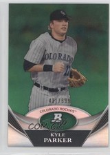 2011 Bowman Platinum Prospects Green 431/599 Kyle Parker #BPP69 2c8
