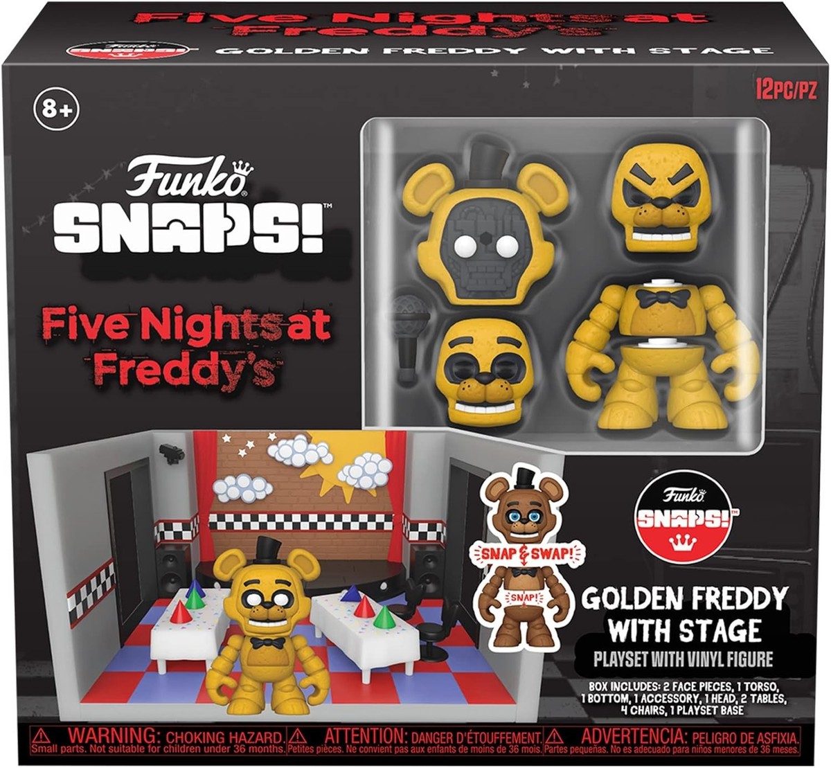 Funko Five Nights At Freddy's (FNAF) Snap: Playset - Stage With