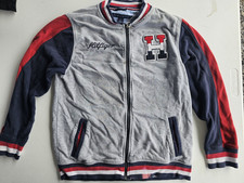 Tommy Hilfiger Boys Varsity Jacket Full Zip Fleece Colorblock Pockets L 16/18
