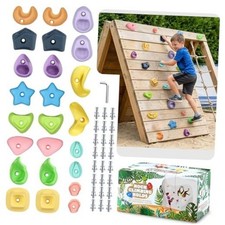 Climbing Holds for Kids, Rock Wall Holds with Hardware - Climbing Rocks for