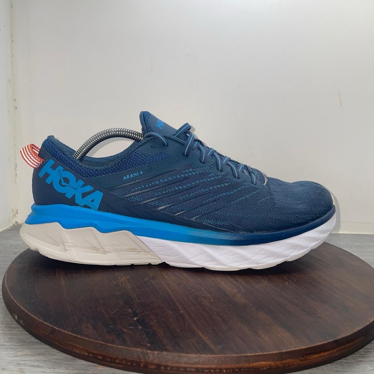 Hoka One One Arahi 4 Mens Size 12 Blue White Athletic  display picture 1