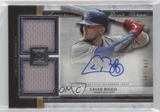 2020 Museum Collection Signature Swatch Dual Relics /299 Cavan Biggio Auto 0j8m