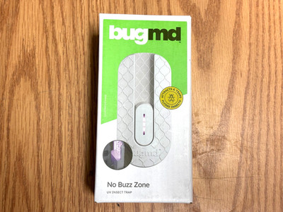 BugMD No Fly Zone Refillable UV Bug Mosquito Zapper Flying Insect Trap Plug