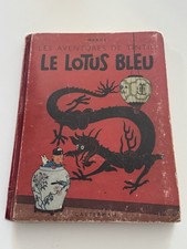 TINTIN " LE LOTUS BLEU "   Noir Et Blanc A18 1942 TBE Hergé