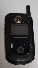 Motorola E815 Flip Phone Cellular Phone Amp'd Mobile For Parts ONLY 