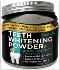 Teeth Whitening Powder - Remineralizing Tooth Powder for Tooth Whitening 5 in 1 