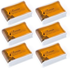 Rosin, Violin Rosin 6 Pack Cello Viola Rosin for Violin Bow, Light Low Dust Re