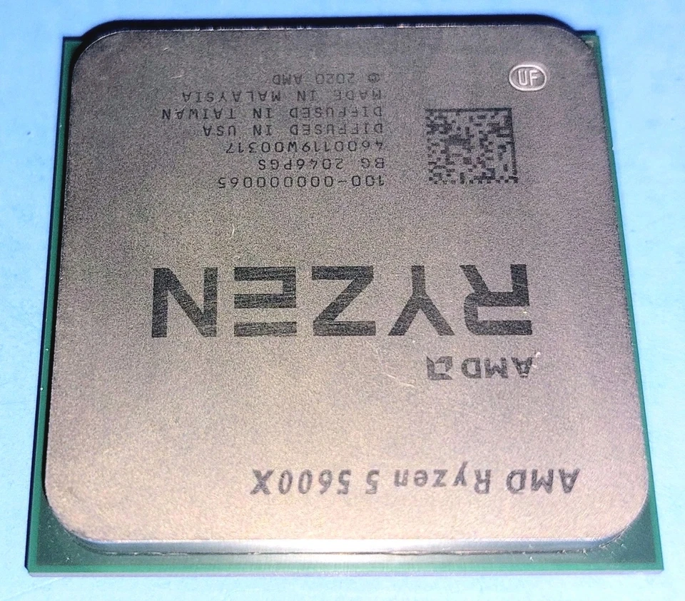 PROCESADOR DE COMPUTADORA AMD RYZEN 5 5600X | 3,70 GHZ | 100-000000065 | PROBADO Foto 2 de 4