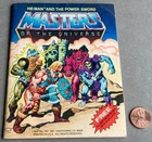 1981 vintage HE-MAN power sword MINI COMIC BOOK masters of the universe motu
