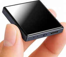 Mini Square Magnetic Voice Recorder 128GB Portable Voice Activated Audio Recorde