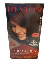 Revlon Colorsilk - Permanent Hair Color - 47 Medium Rich Brown - New In Box