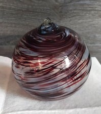 JOSKA Bodenmais, Kristallglaskugel, Ø 12 cm, Brauntöne, wie neu!