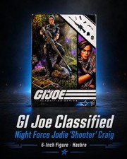 GI Joe Classified Night Force Jodie Shooter Craig 6  Figure Hasbro