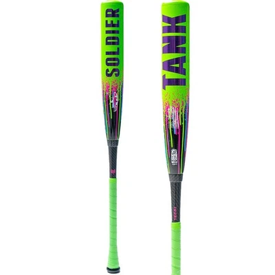 Bate de béisbol 2026 Soldier Tank Doble Pared 2 3/4" USSSA Senior League: -10, -8, - Imagen 1 de 4