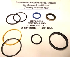 New Holland 219505 Replacement Seal Kit (2-1/4" Bore & 1-1/8" Rod)