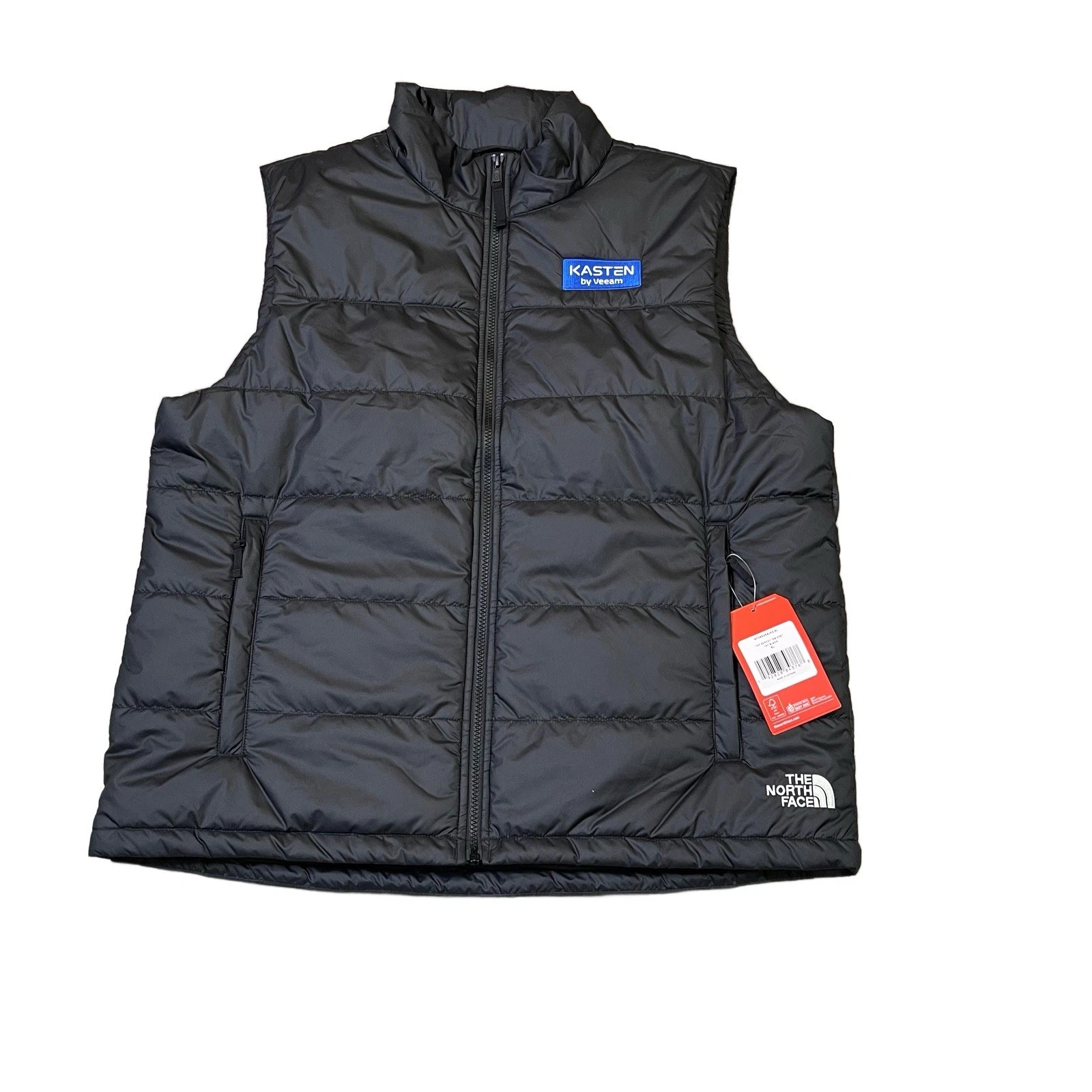 The North Face Insulated Vest Full Zip Black Kasten By Veeam NWT Size XL