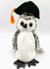 Wiser the Owl TY Beanie Baby 1999 Stuffed Animal Toy  7"  MWMT Tag Protector