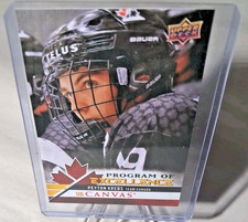 Peyton Krebs UD Canvas Program of Excellence Team Canada POE Hockey Card