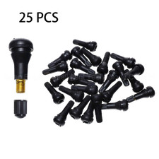 Lot 25 Tr 413 Snap-in Rubber Tire Valve Stems Short Most Popular Valve Black Lot 25 Tr 413 Snap-in Rubber Tire Valve Stems Short Most Popular Valve Black